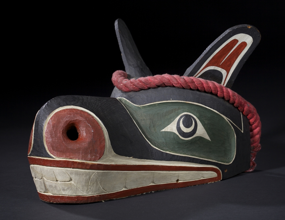 (kwakiutl) kwakwaka\'wakw ~ 1960<br />8 in x 6 in  x 14 in  ~ wood