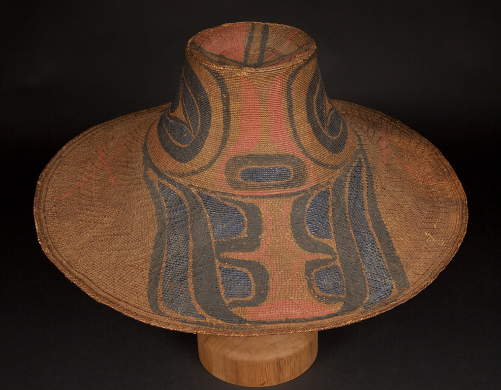 Unknown Kwakwaka\'wakw ~ 1900<br />6 in x 16 in  x 16 in  ~ baskets