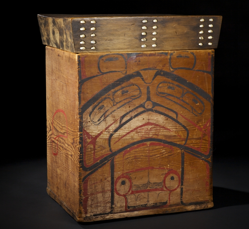 Unknown Kwakwaka\'wakw ~ 1890<br />28 in x 18 in  x 18 in  ~ wood