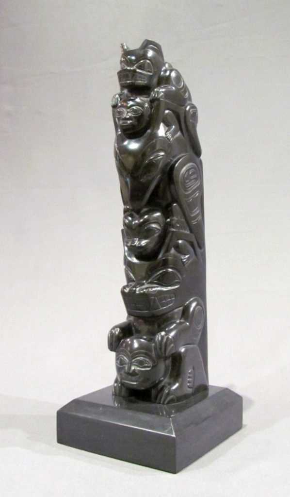 Greg White Lightbown ~ 0<br />12 in x 4 in  x 4.5 in  ~ argillite